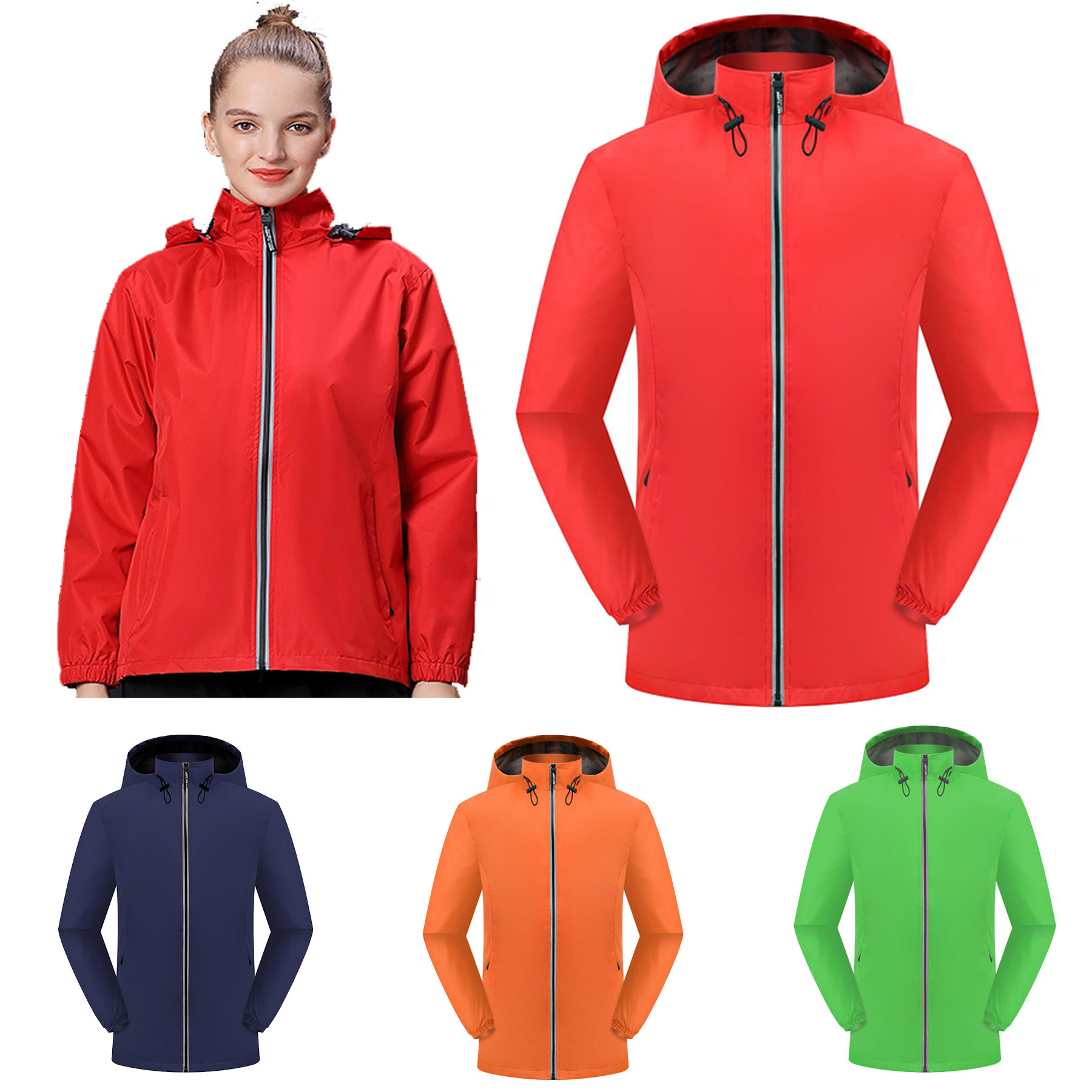 Windproof Rash Guard, custom jacket with logo imprint 2
