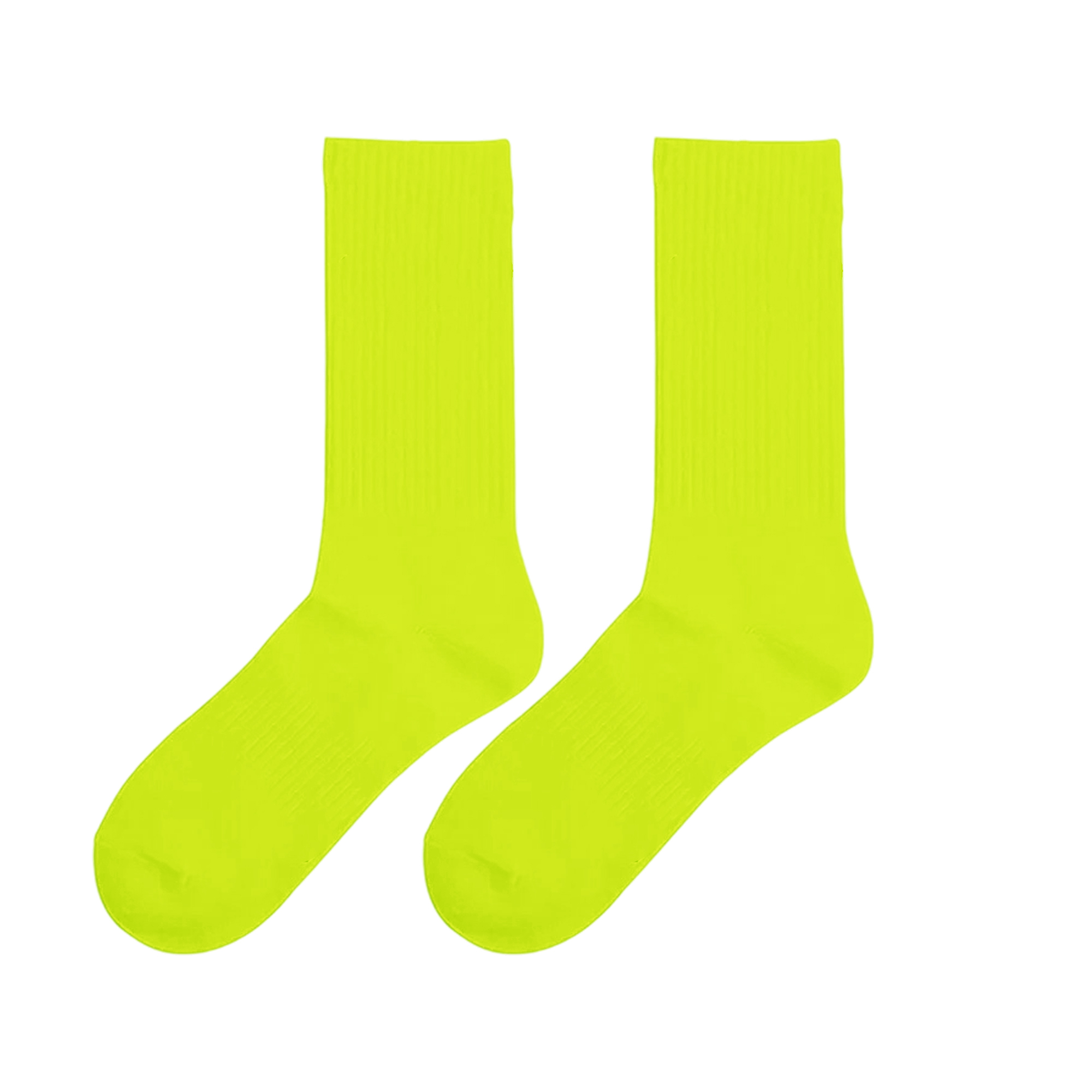 Cotton Mid Tube Sock With Moisture Wicking Breathable Design 7.87" X 3.35" 6