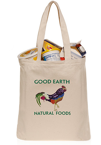 10oz Canvas Grocery Bags with 22" Handles