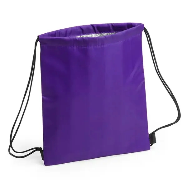 210D Polyester Drawstring Insulated Cooler Bag 6