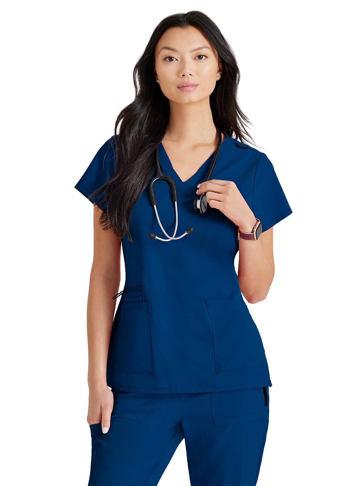 Barco Unify - Women's Four-Pocket V-Neck Purpose Scrub Top