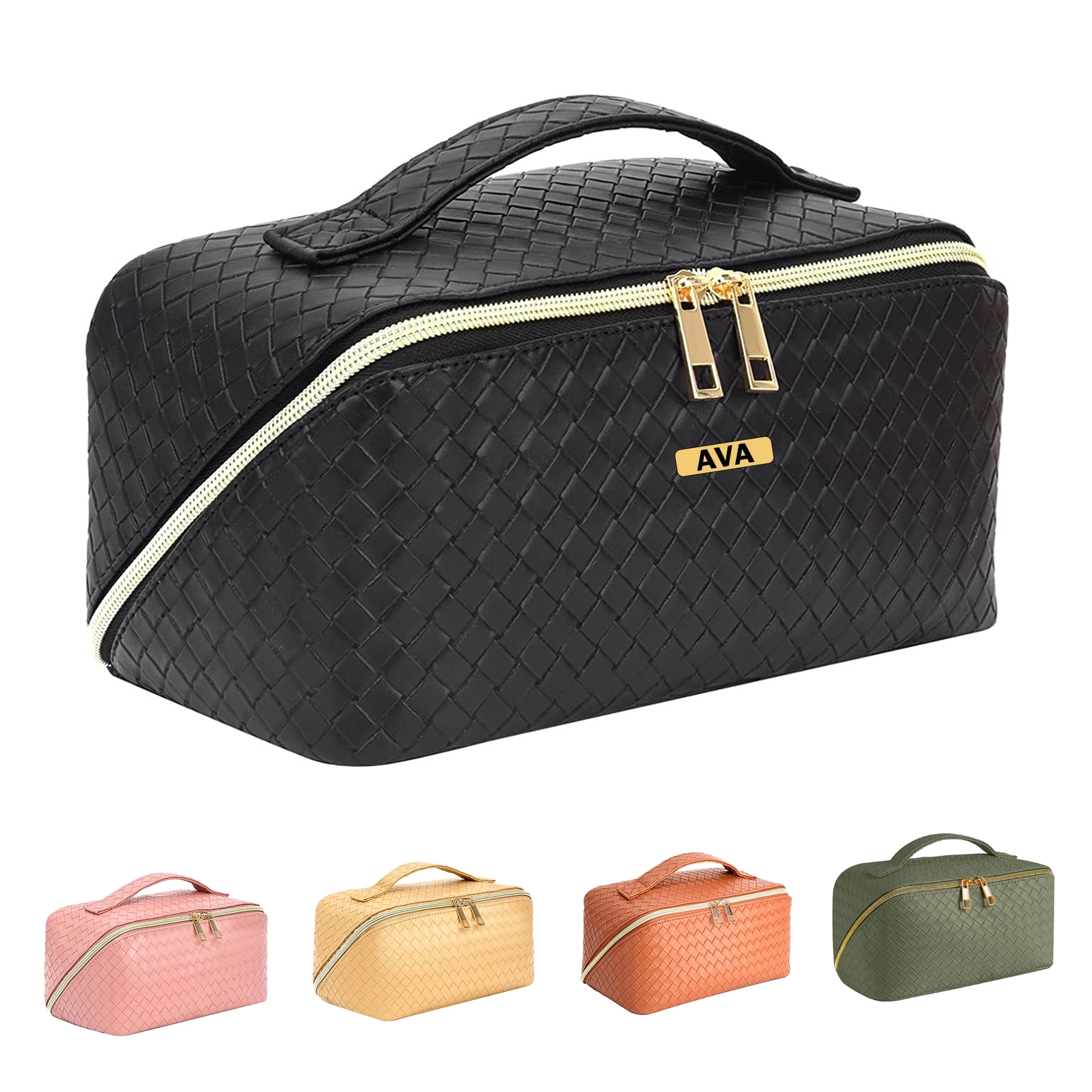 Women's Large Capacity Leather Waterproof Travel Bag 2
