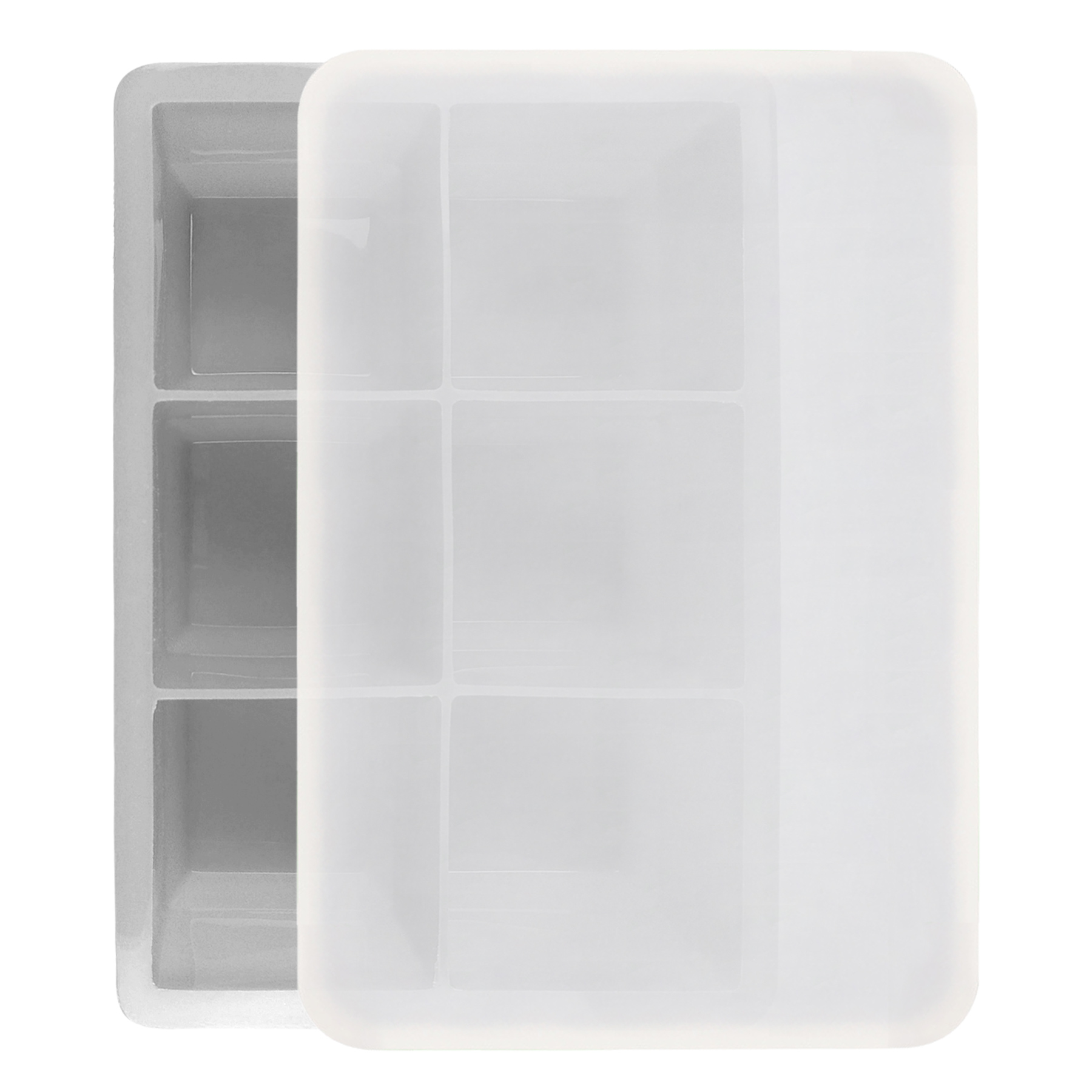 6 Flexible Silicone Ice Cube Trays 13