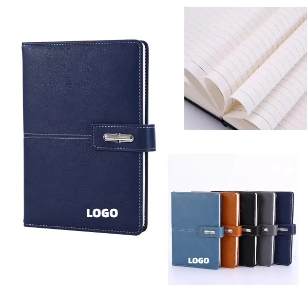 A5 Lined Leather Notebook 5