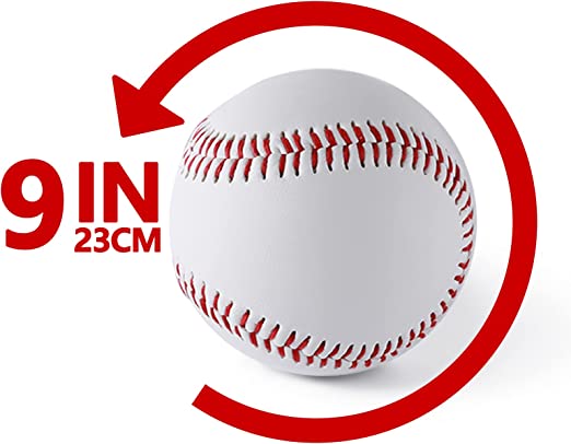 9 Inch Practice Training Baseballs for Kids/Youth Pitching 8