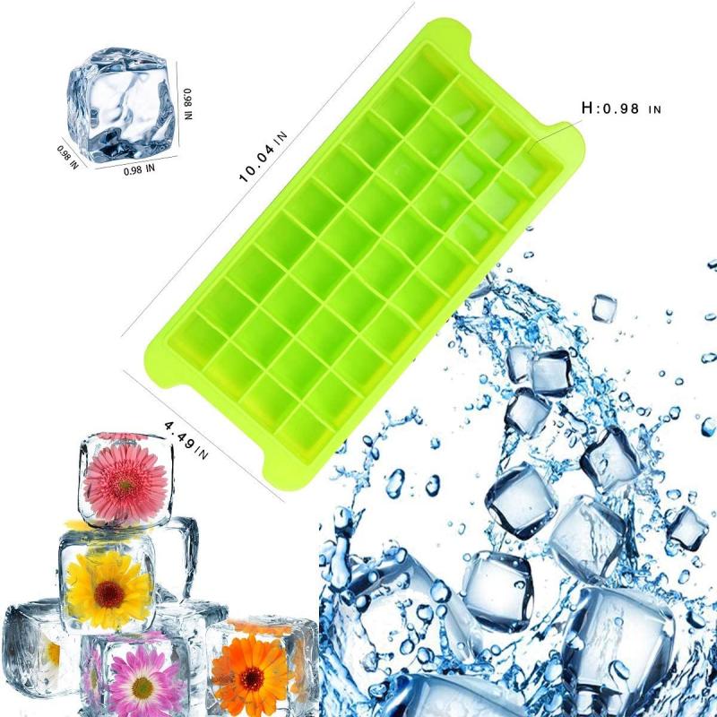36-Ice Trays Silicone Ice Cube Molds w/Sealing Lid 4