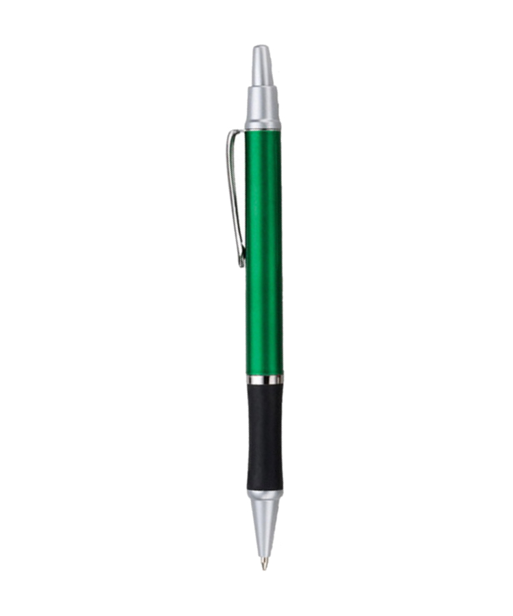 Union Printed - Silvio Click Pen with Black Rubber Grip 3