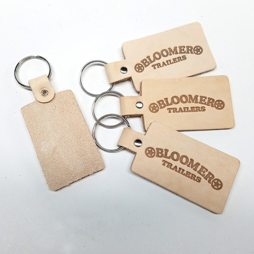 Rough and Tumble Wrangler Leather Key Chain w/Key Ring 4