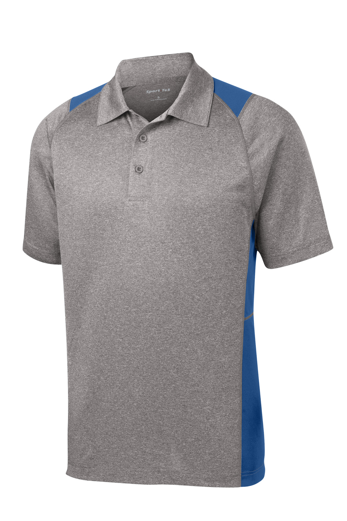 Sport-Tek Heather Colorblock Contender Polo. ST665 32