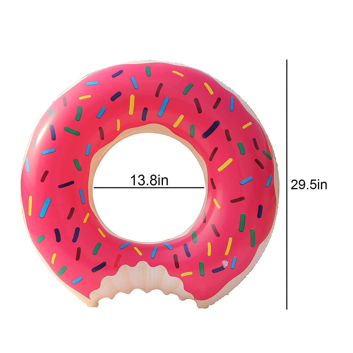 Adults Inflatable Donut Swimming Ring for Beach Pool 4