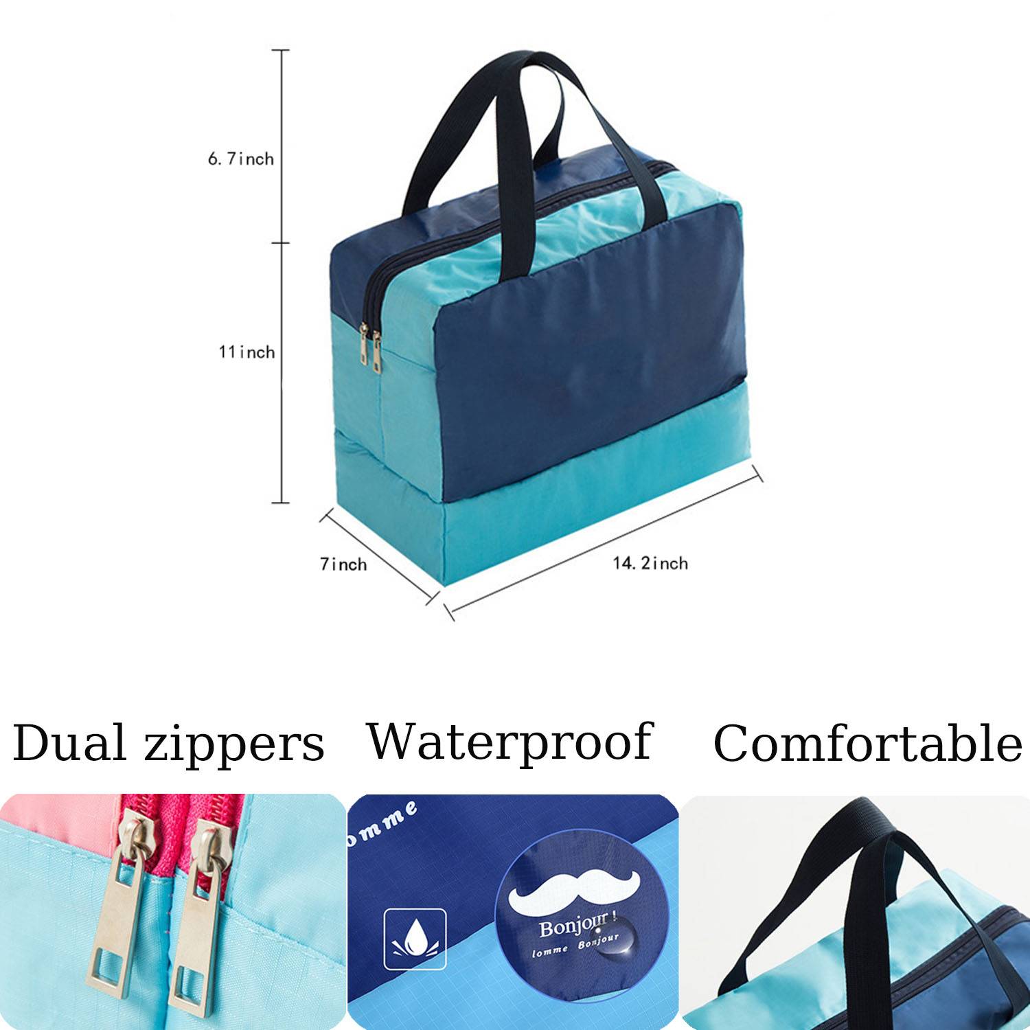 Multi Luggage Dry and Wet Separation Storage Bag 3