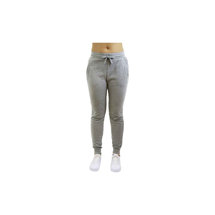 Women's Classic Jogger Sweatpants - S-2X Heather Gray Fleece 2