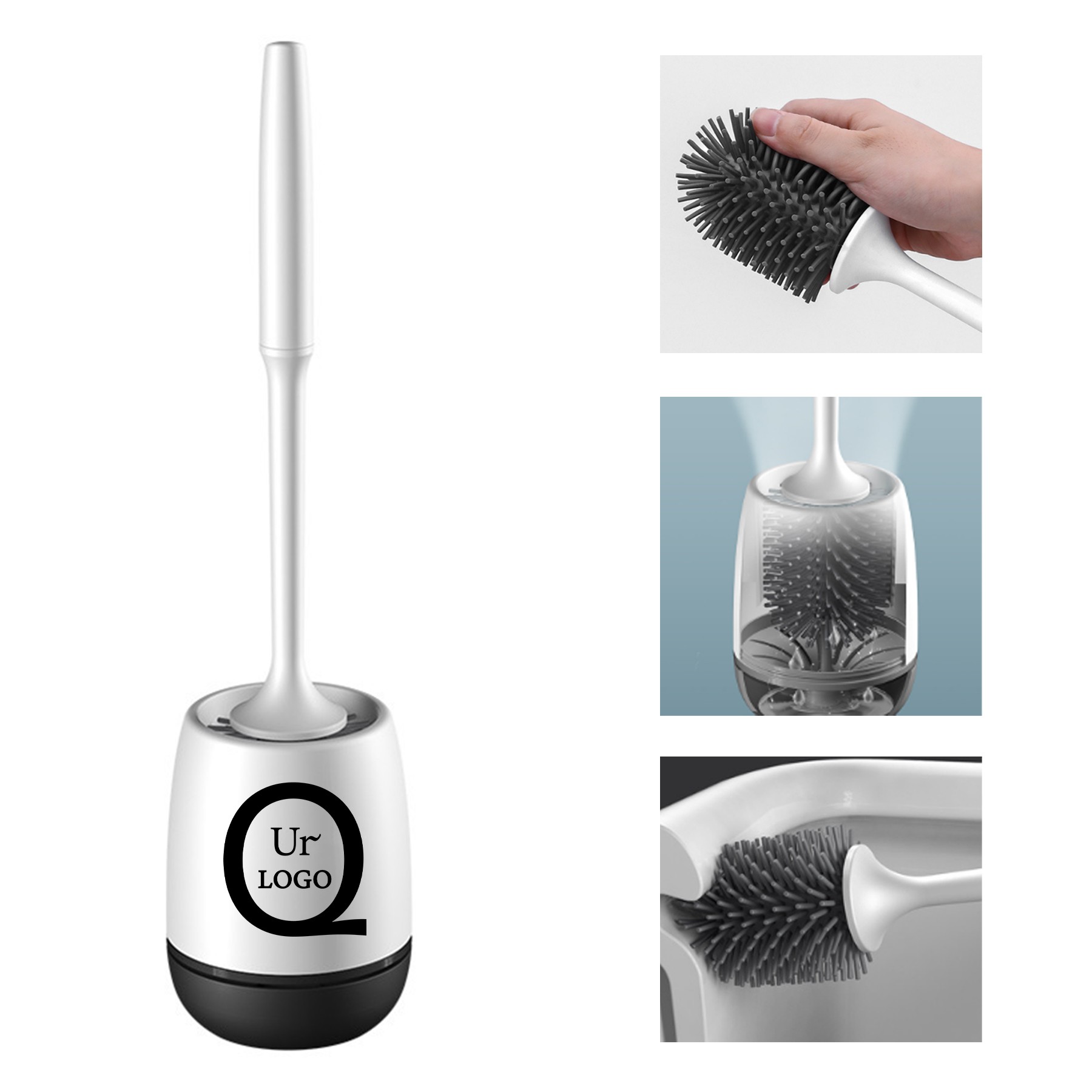 Toilet Brush With Holder