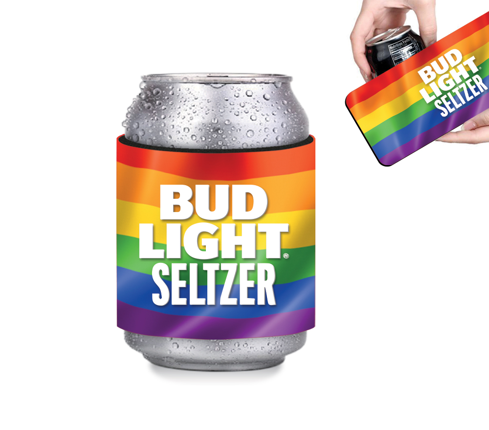 Rainbow Pride Slap n Wrap Neoprene Beverage Insulator- Full Color Sublimation 2