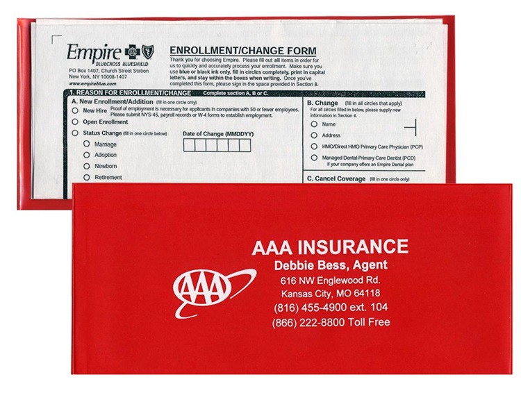 Large Insurance Card Holder 2