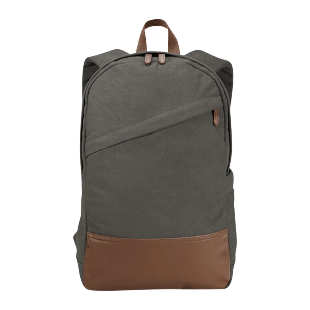Port Authority(R) Cotton Canvas Backpack 8