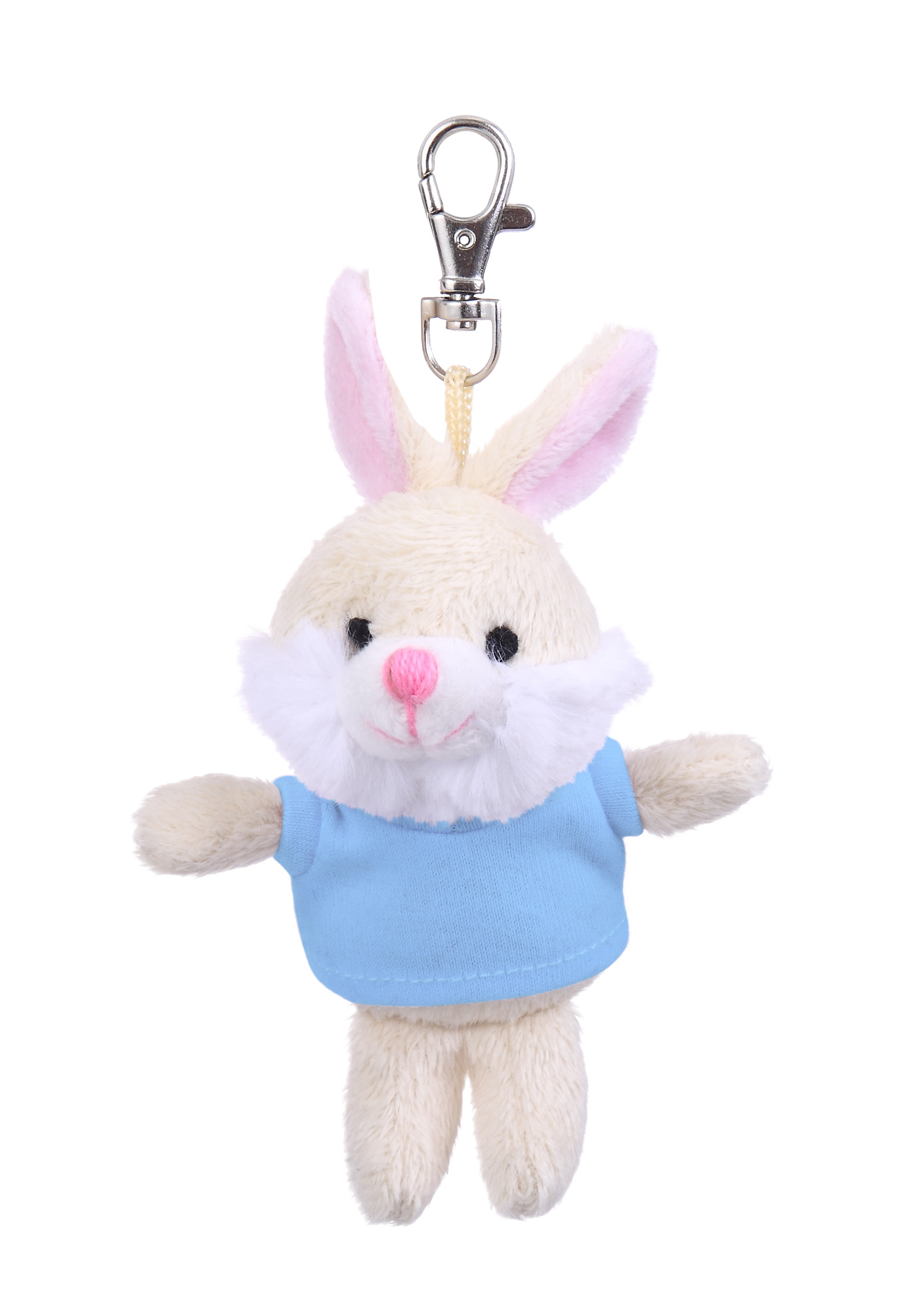 Soft Plush Bunny Keychain with Tee