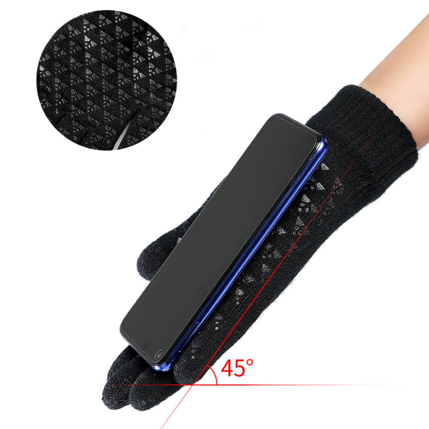 Winter Knit Touchscreen Gloves 3