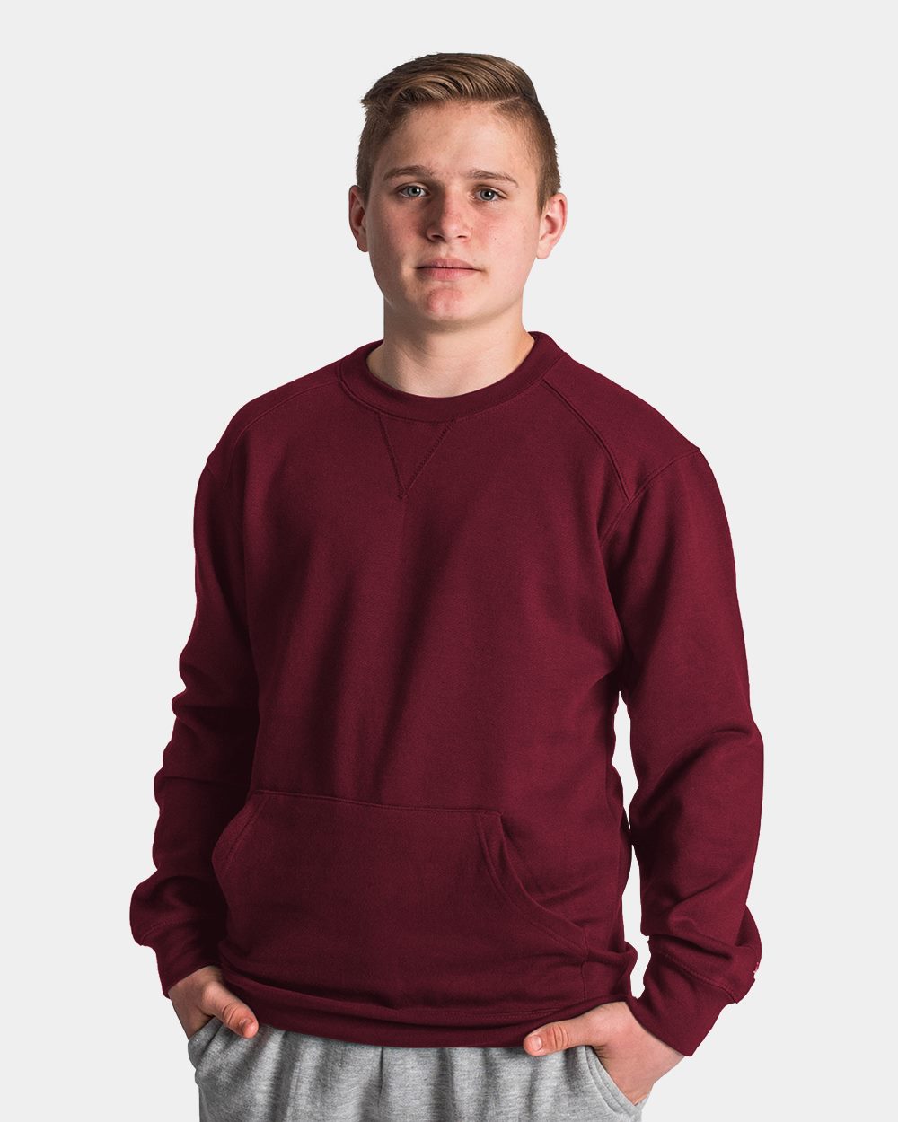 Unisex Pocket Crewneck Sweatshirt - 1252 38