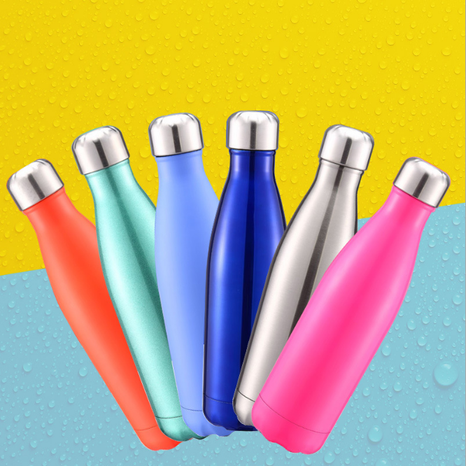 Stainless steel double wall travel water bottle 500ml 3