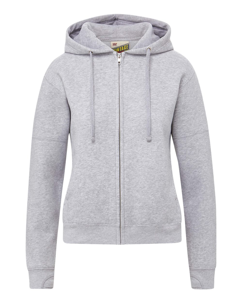 Women's Vintage Fleece Hooded Full-Zip Sweatshirt - W25165 29