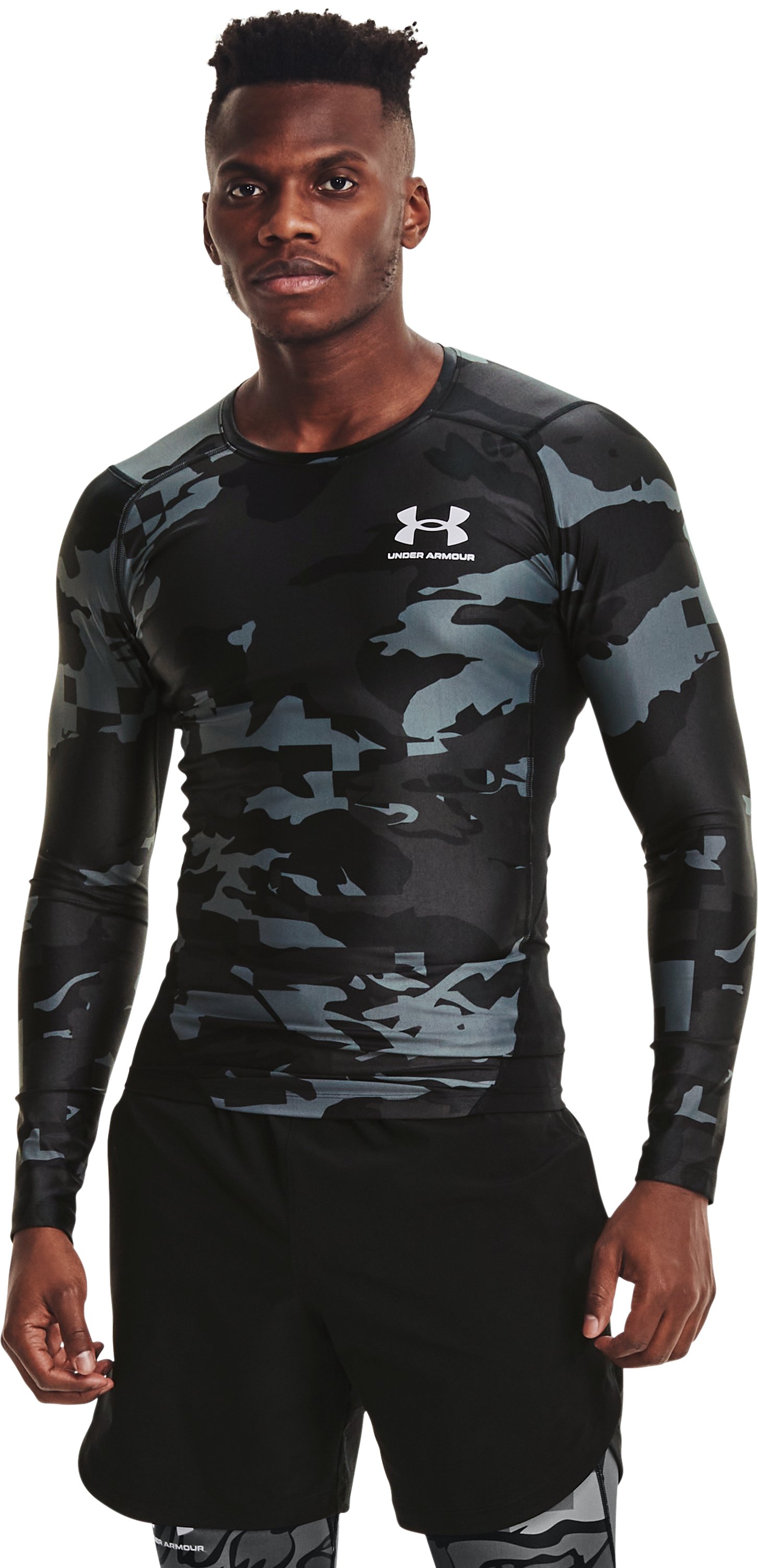 Men's UA Iso-Chill Compression Printed Long Sleeve 3