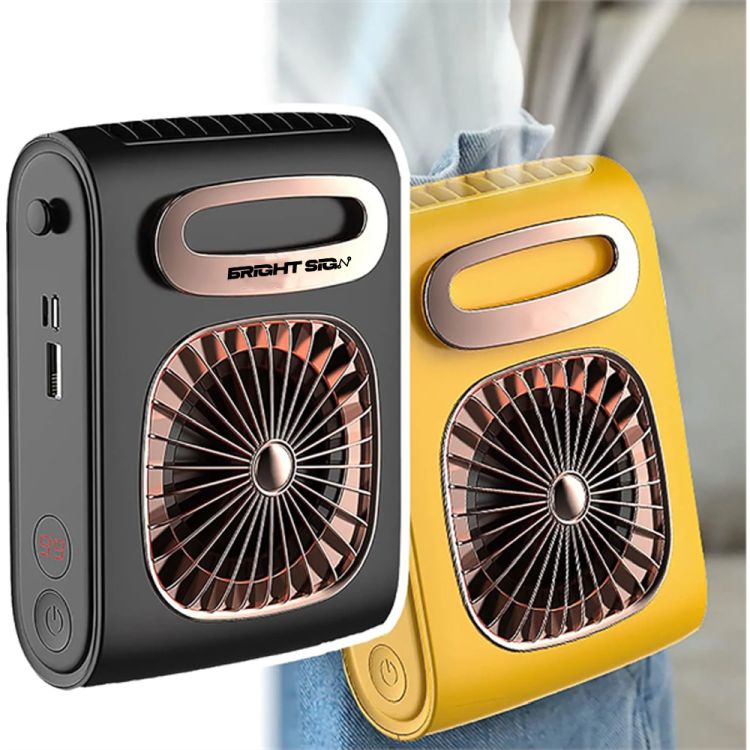 3-in-1 Rechargeable Waist Fan with Power Bank 3