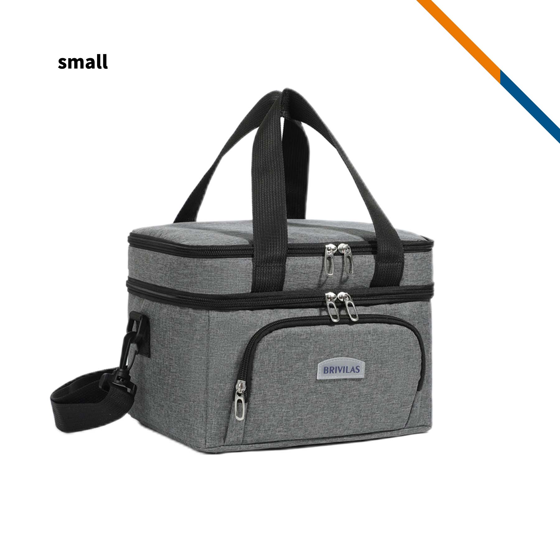 Vipit Double Layer PEVA Crossbody Cooler Bag 7