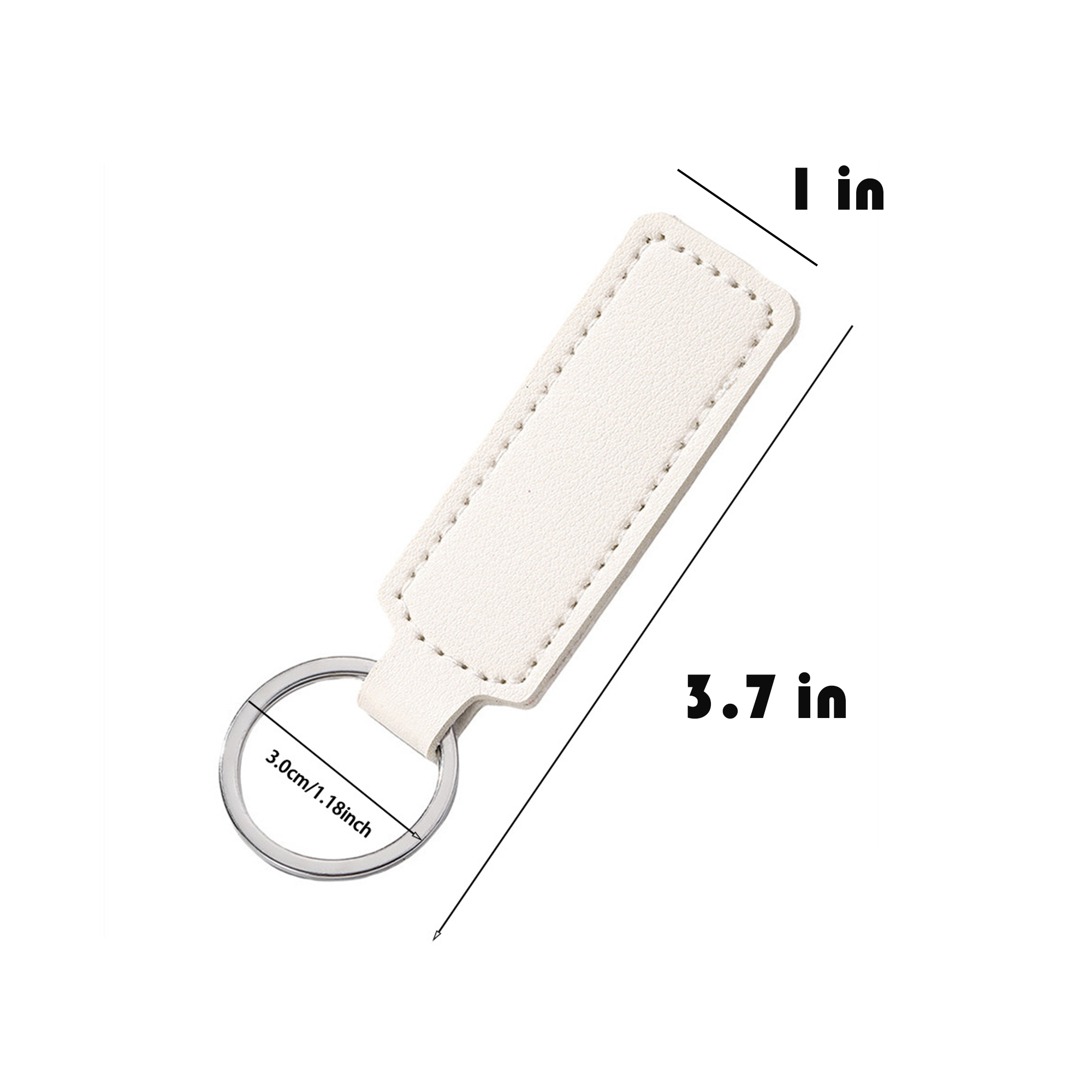 PU Leather Car Keychain 5