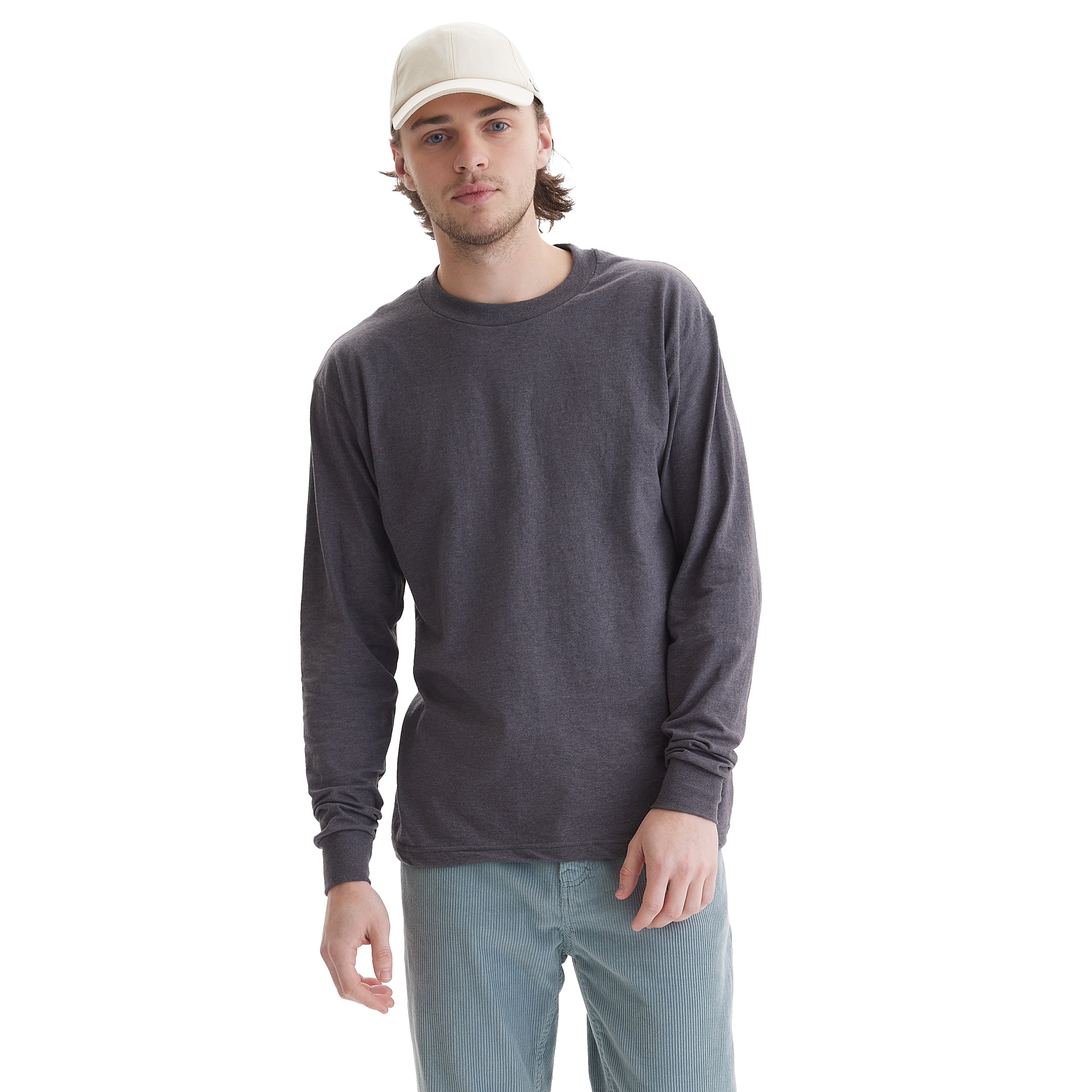 Hanes Beefy-T Long-Sleeve T-Shirt 8