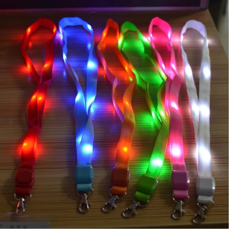 Light Up LED Cruise Lanyard Flashing Neck Necklace 2