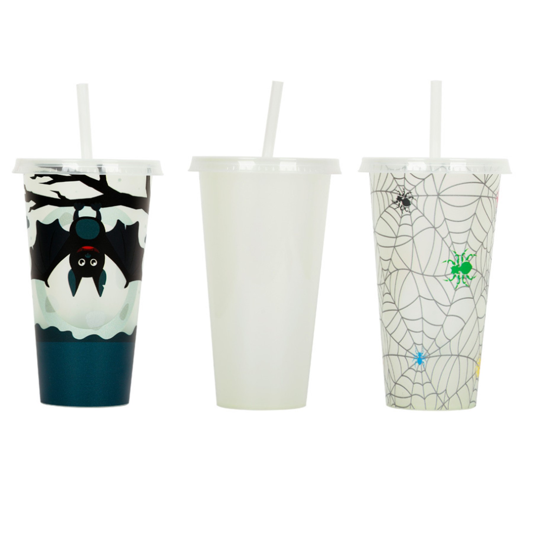 Halloween Glow In The Dark Tumbler With Straw (direct import) 7