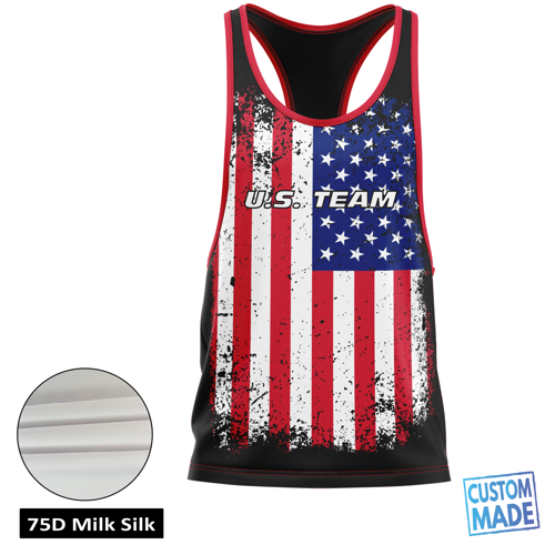Unisex & Kids' Sublimation Racerback Tank Top - Spandex Interlock 4