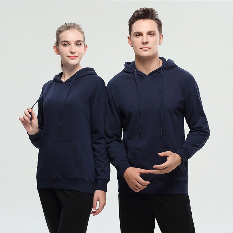 Hooded Pullover Sweatshirt with Pocket, custom hoodie or sweatshirt with logo imprint 2