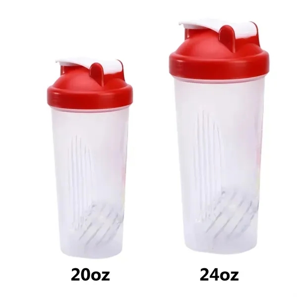20 oz Leak-Proof Fitness Shake Cup with Gym Hydration Bottle 12