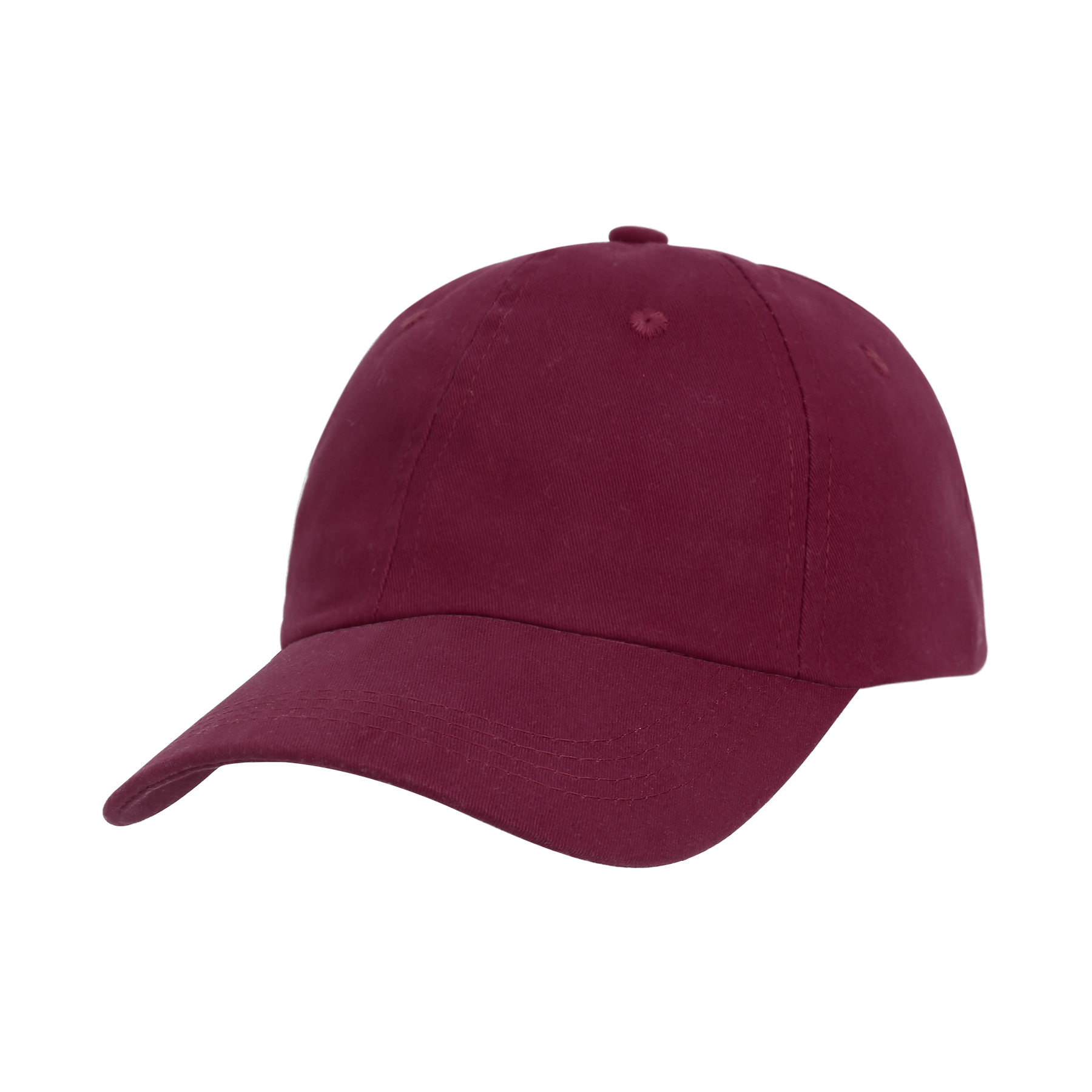 6 Panel Low Profile Unstructured Cotton Twill Baseball Cap 4