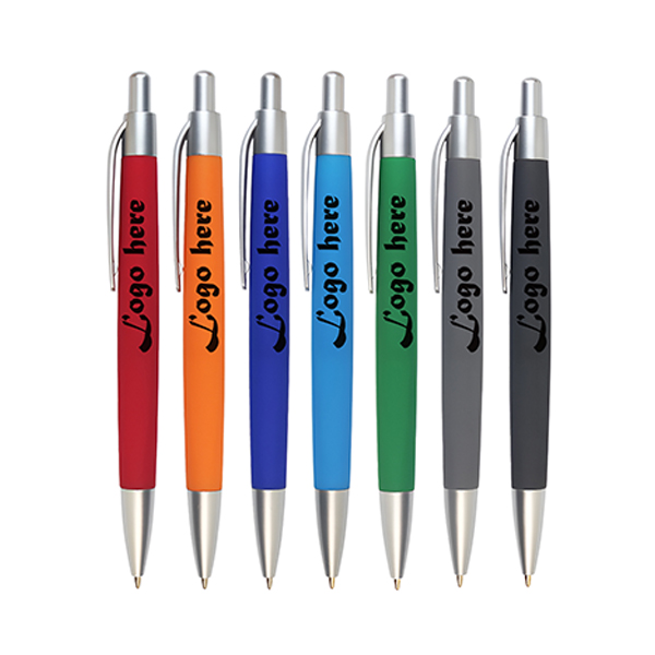 MOQ50 Durable Plastic Ballpoint Pens With Logo Print 2
