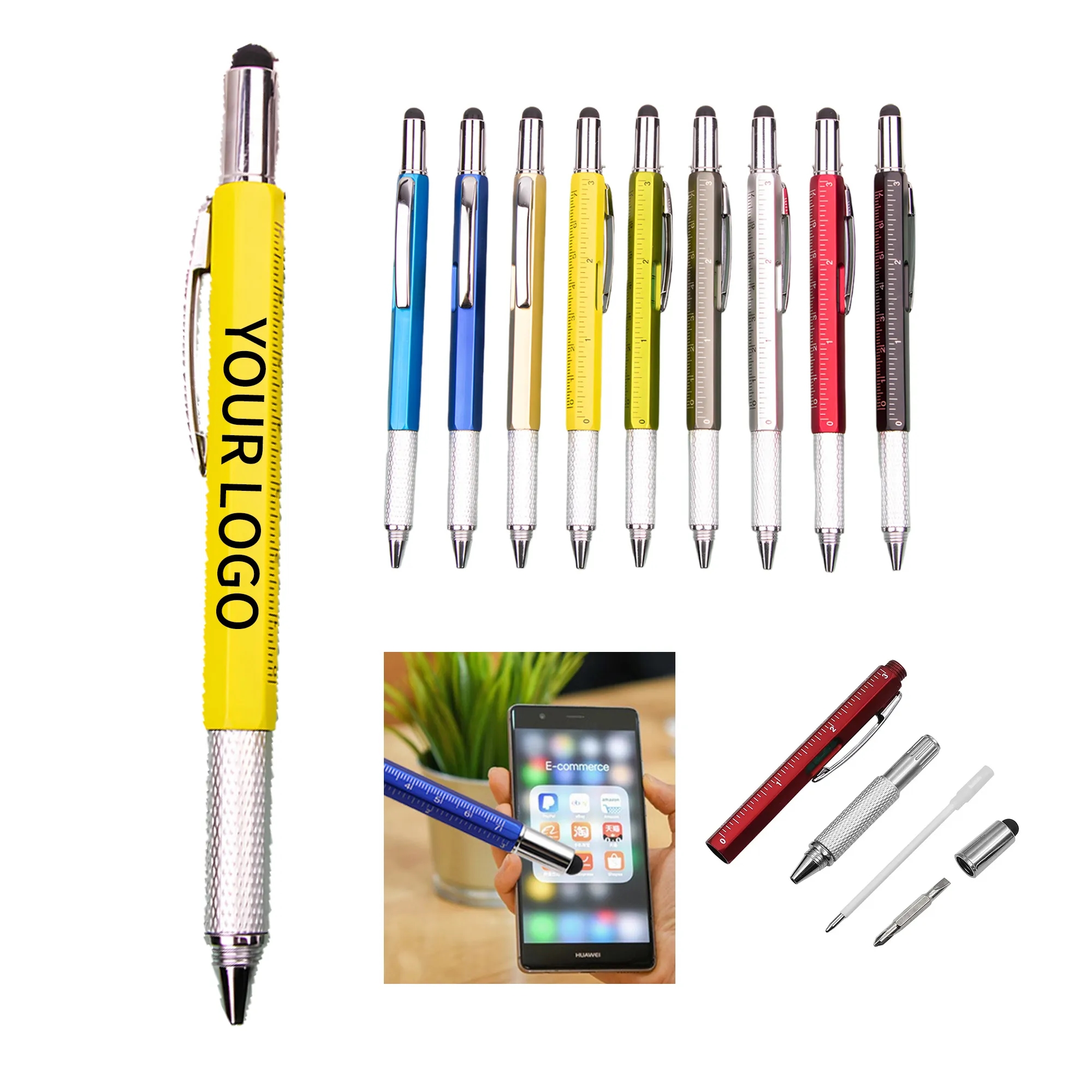 Custom Logo Multifunctional Ballpen 2