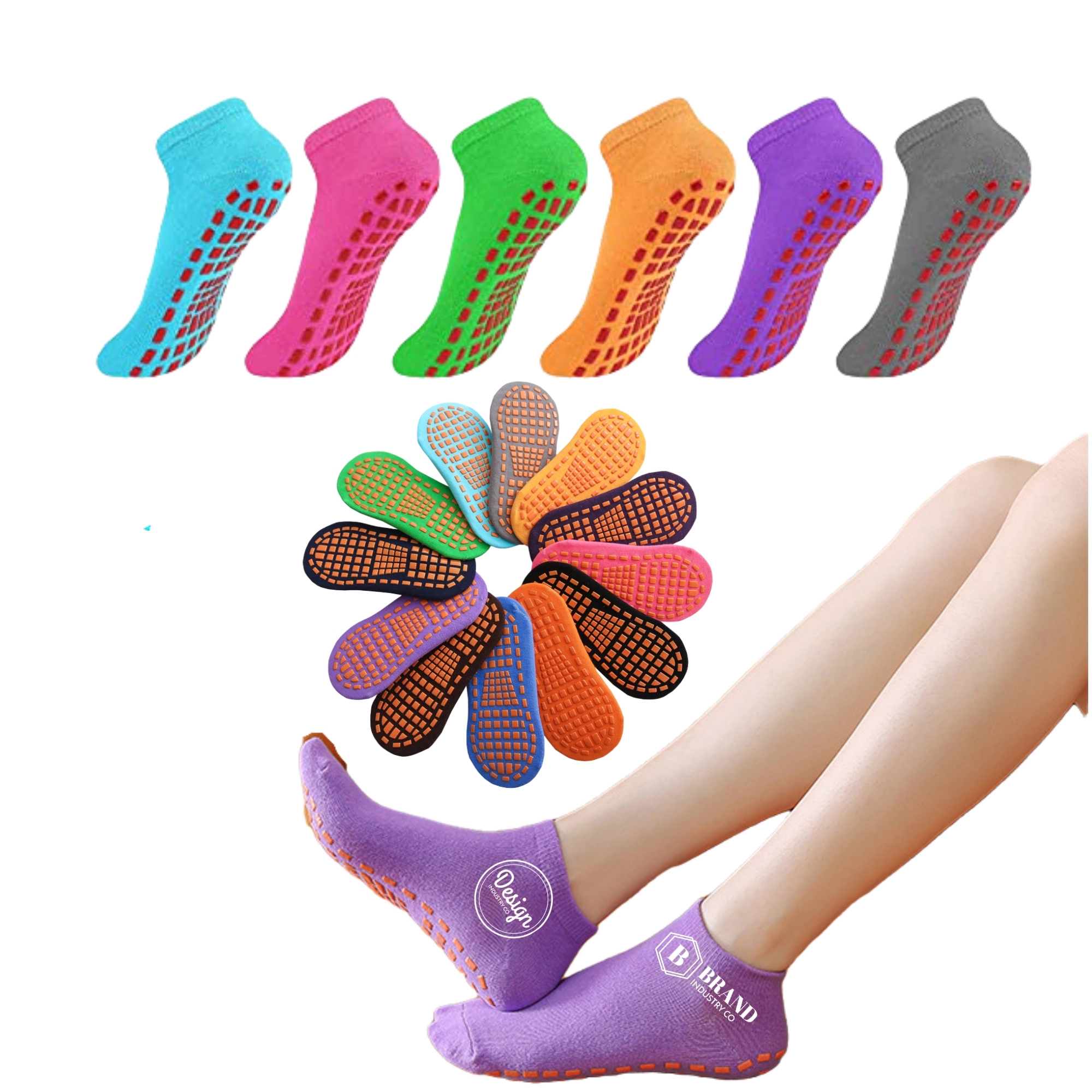 Grip Pilates Yoga Socks 2