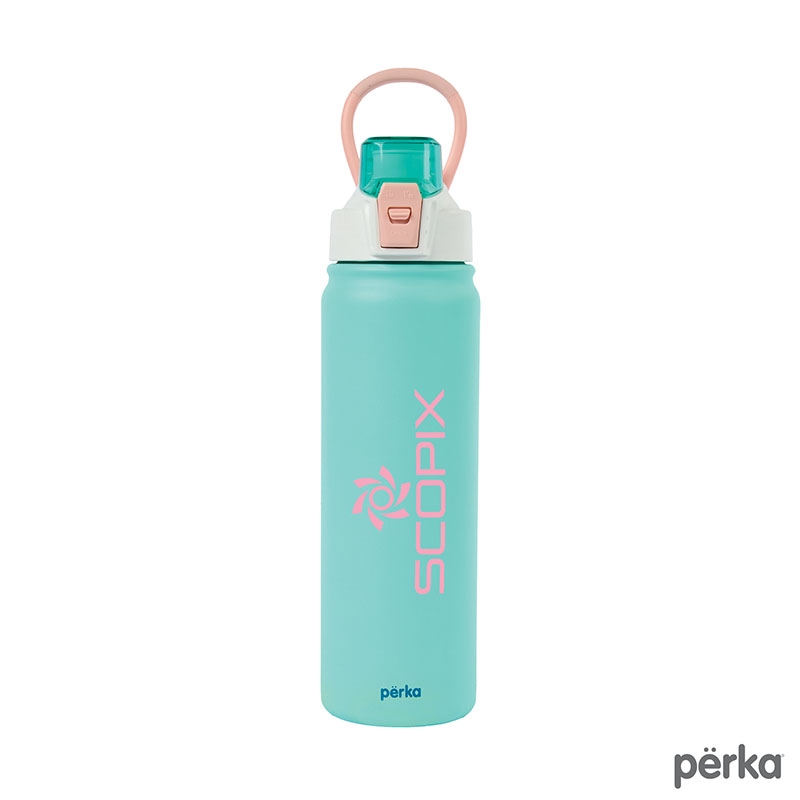 Perka® Rex Fresh 24 oz. Double Wall, Recycled Stainless Steel Water Bottle 18