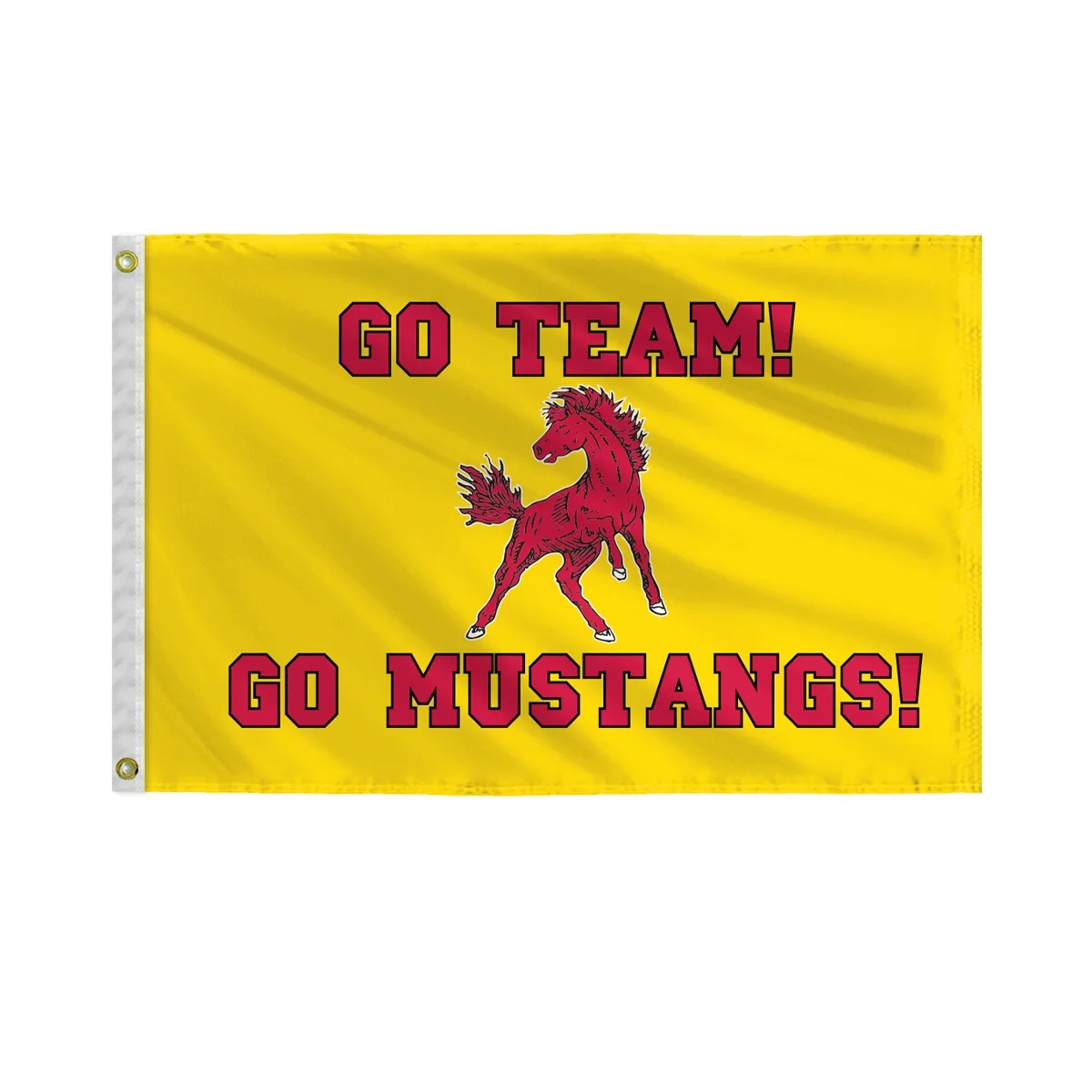 Mustang Mascot Flags 1