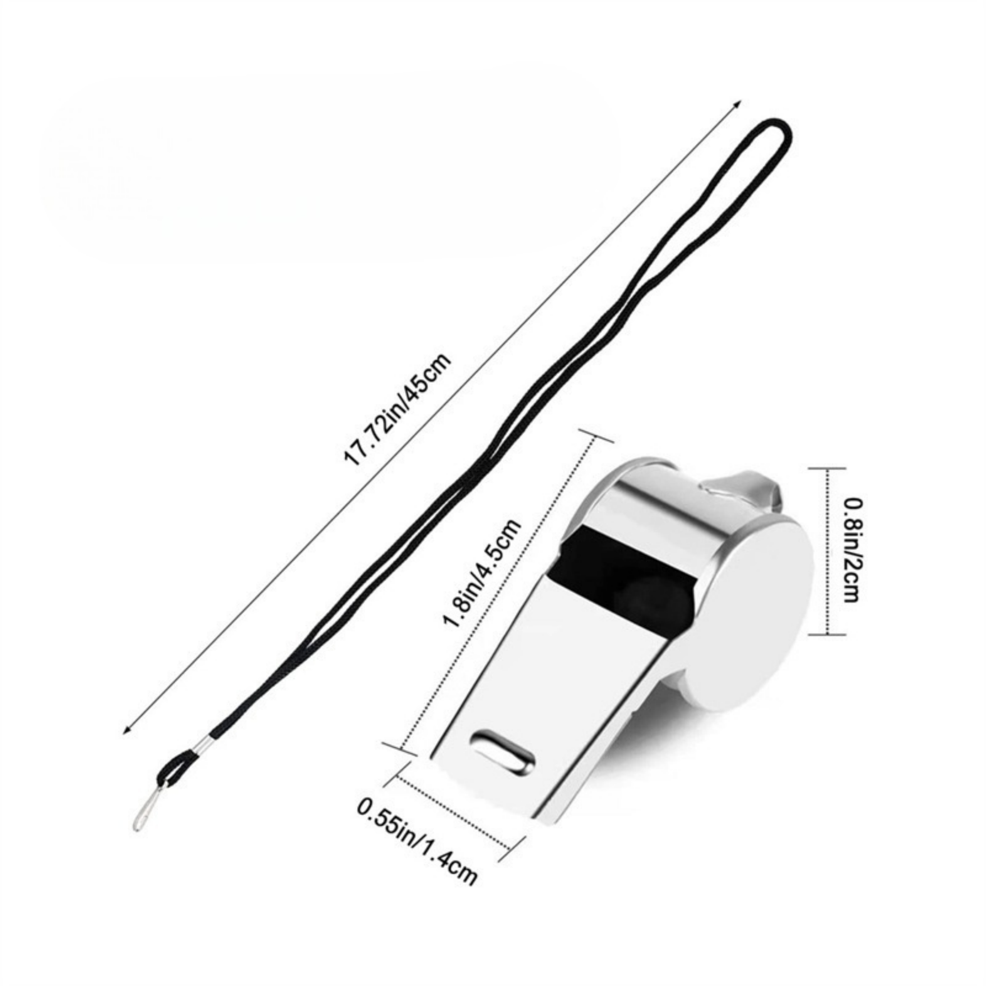 Safety Whistle For Camping Hiking With Lanyard 2