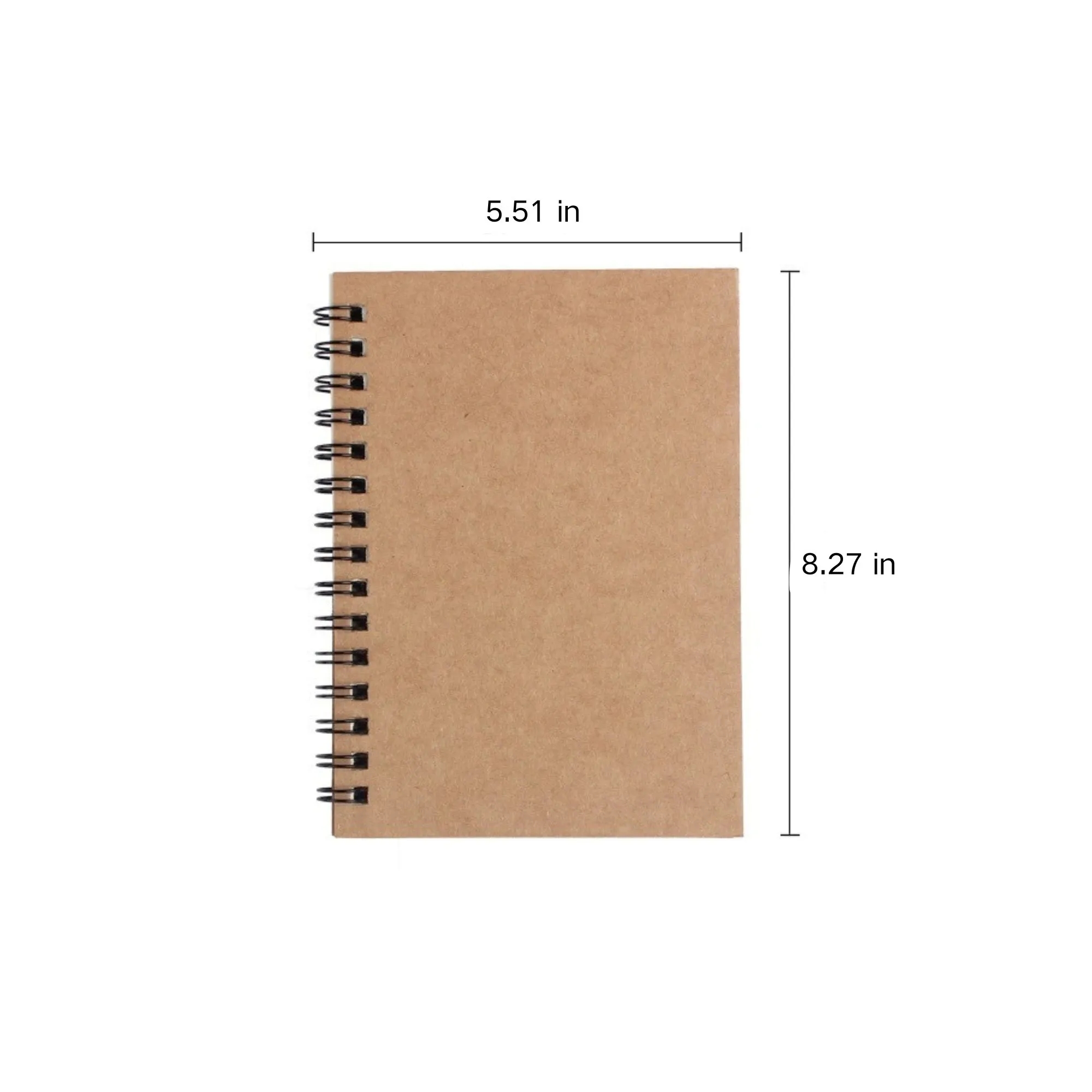 A5 Kraft Paper Coil Notebook 3