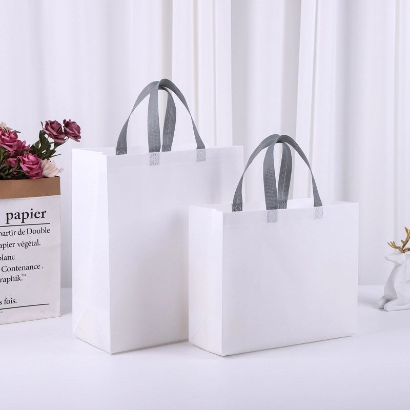 Non-woven Portable Clothing Shopping Bag with Bottom&Side 7
