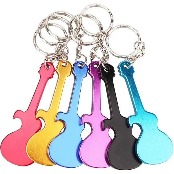 Guitar Shape Keyring Bottle Opener 2