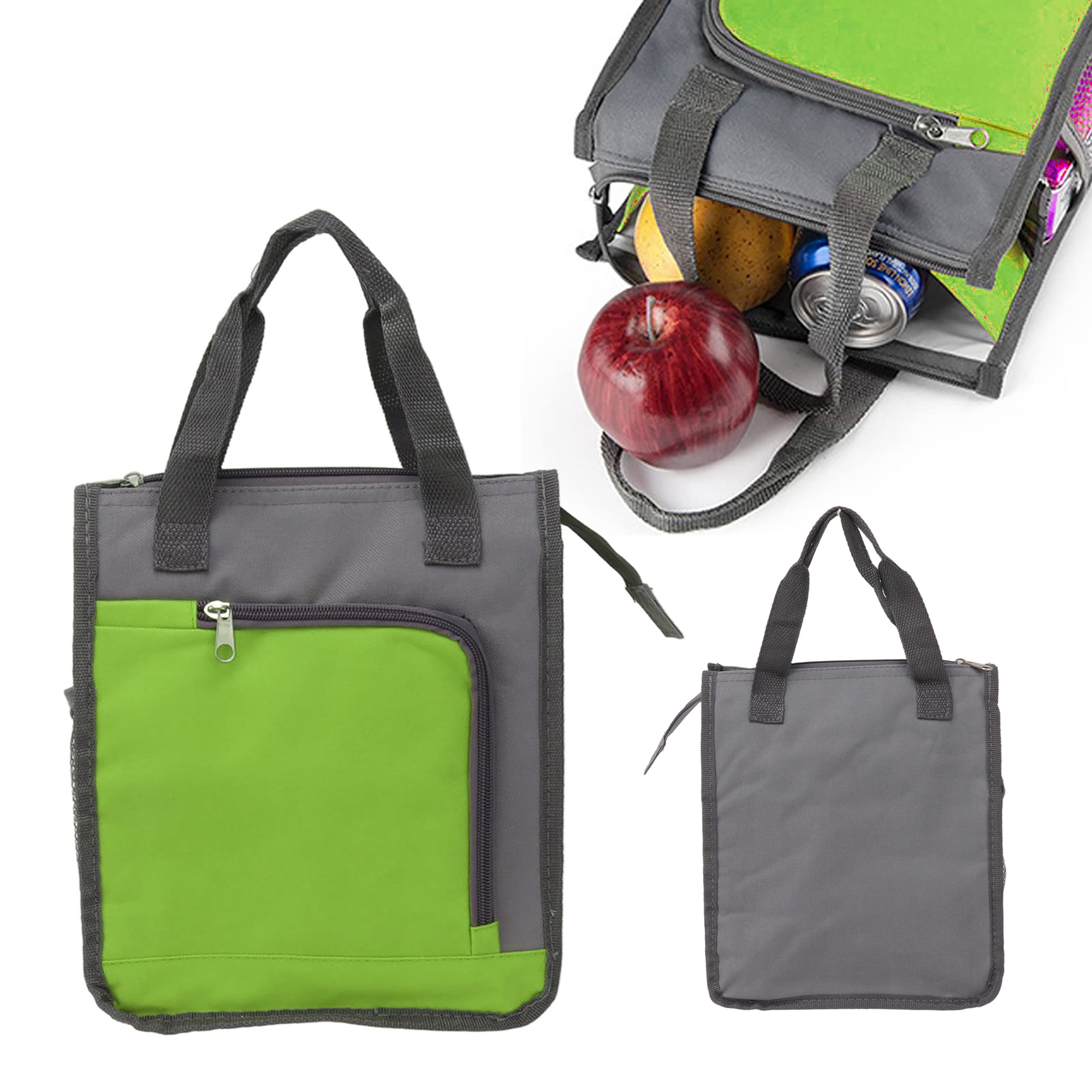 Durable Zippered Insulated Lunch Bag with Spacious Compartments 4