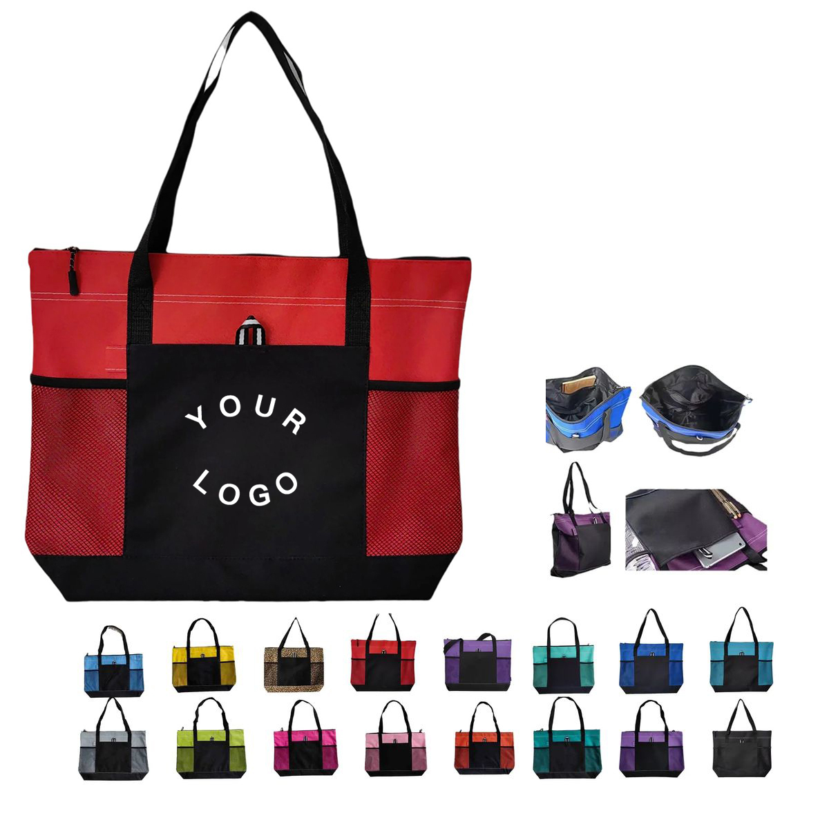 600D Tote Bag for Daily Organization 19