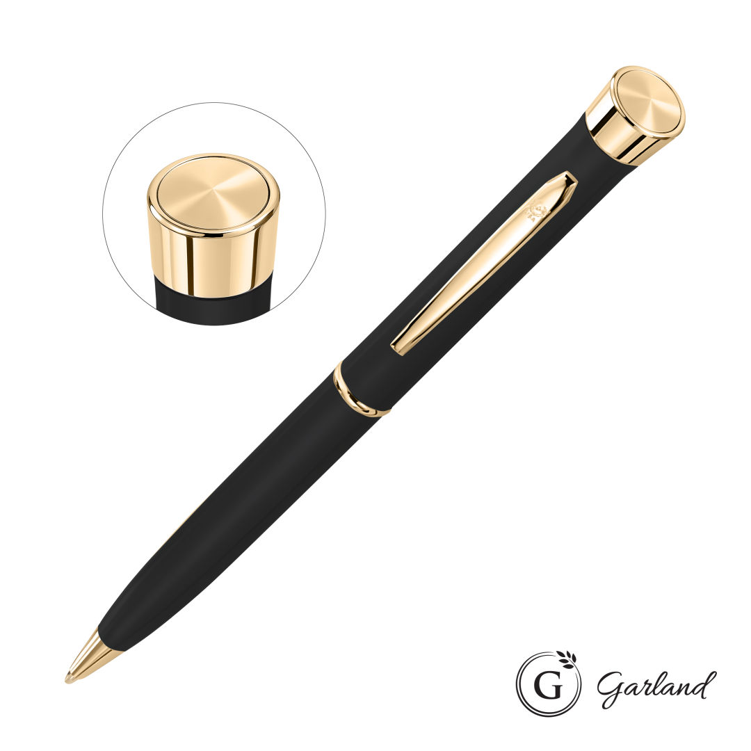 Garland® Color Matte Custom Emblem Twist Pen - Gold 2