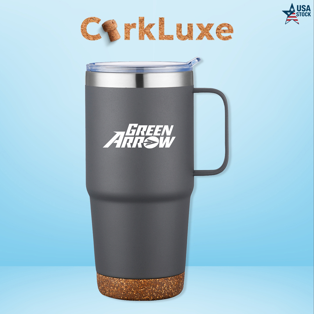 CorkLuxe 24oz Cork Bottom Travel Mug 4