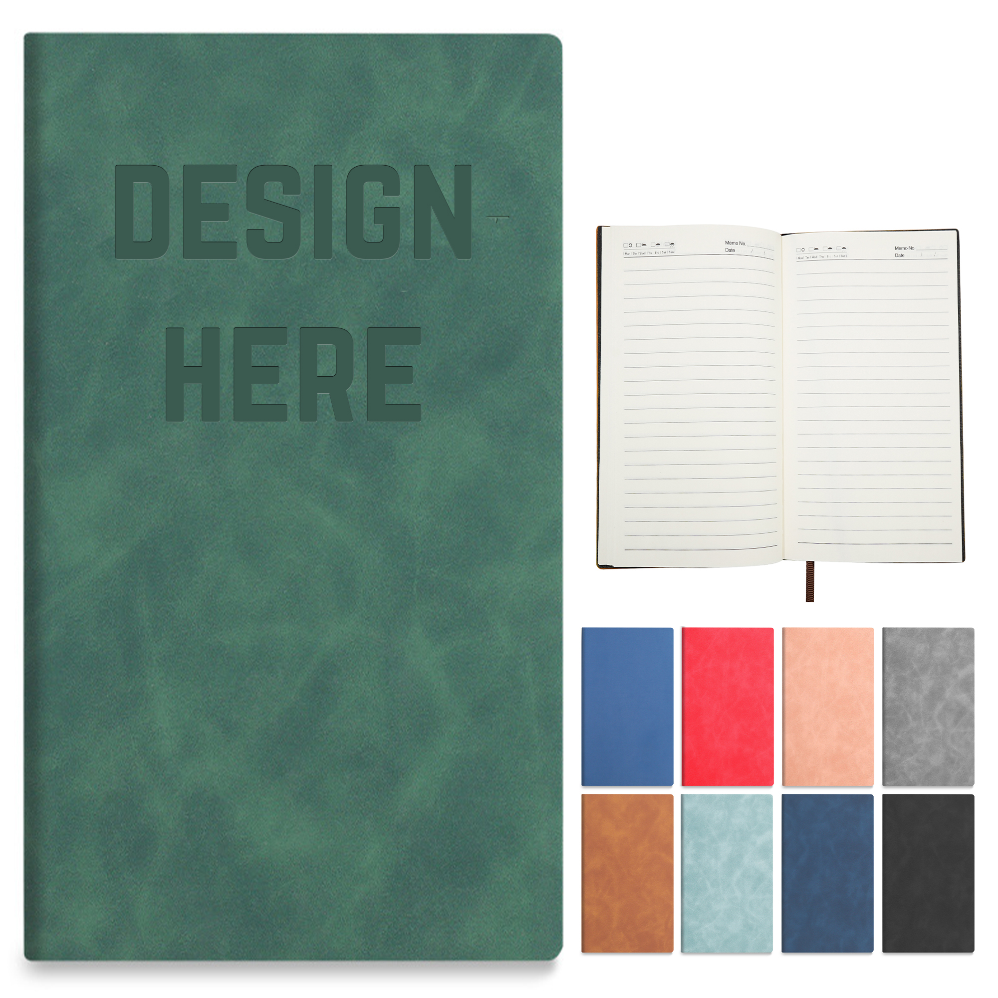 100 pocket-sized writing diaries of 200 pages each 1